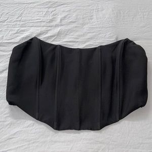 Black corset top